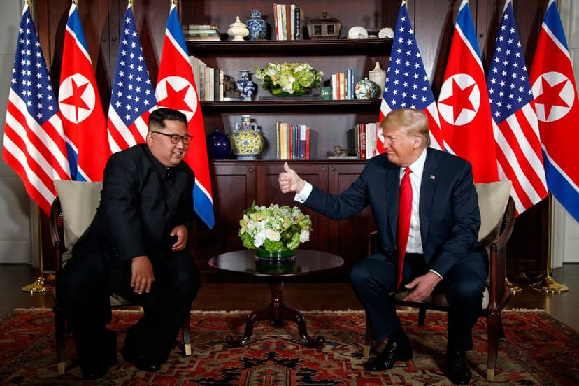 Ong trump noi nha lanh dao trieu tien kim jong-un da dap lai de nghi doi thoai hinh anh 1