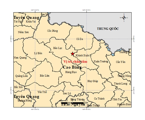 cao bang xay ra dong dat hinh anh 1