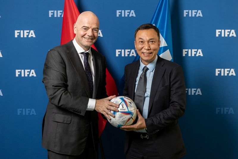 fifa president to watch asean cup final match in vietnam picture 1