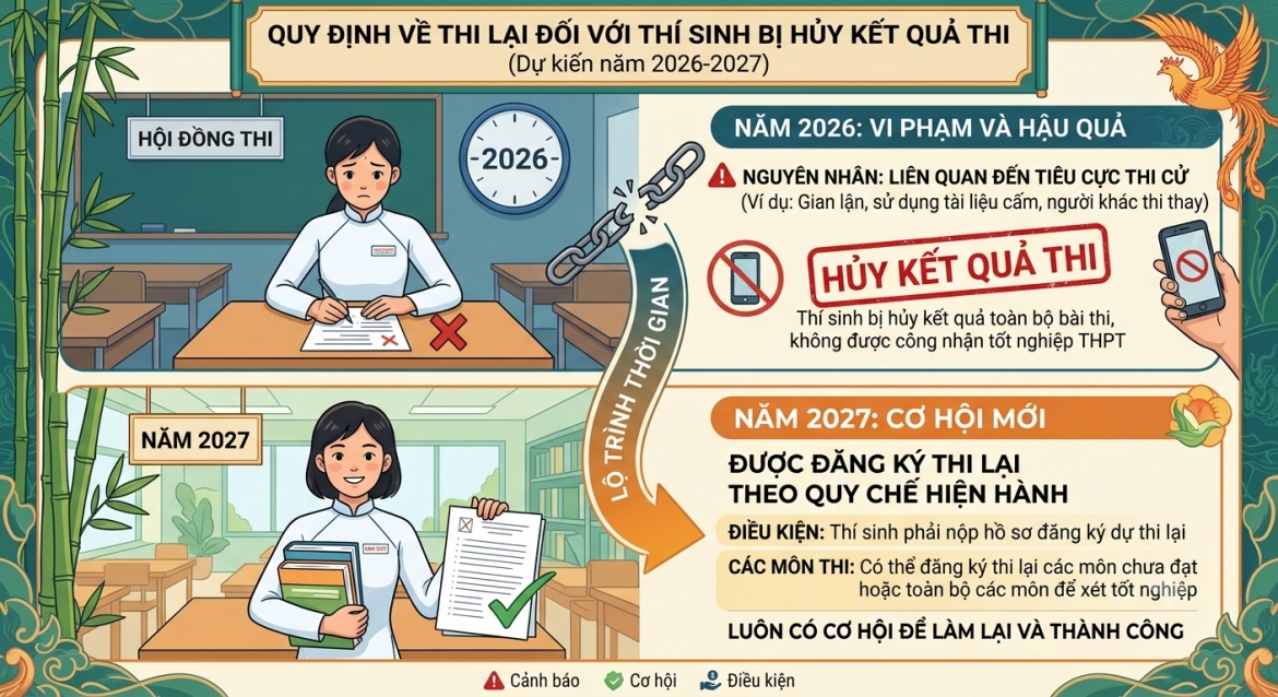 quang tri yeu cau 5 thi sinh bi huy ket qua thi vi tieu cuc thi lai vao nam sau hinh anh 1