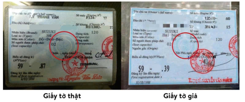 canh giac giay to gia trong mua ban, sang ten phuong tien hinh anh 2