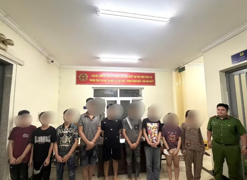 xac dinh 5 doi tuong xo xat, gay roi tren duong Dai co viet, ha noi hinh anh 1
