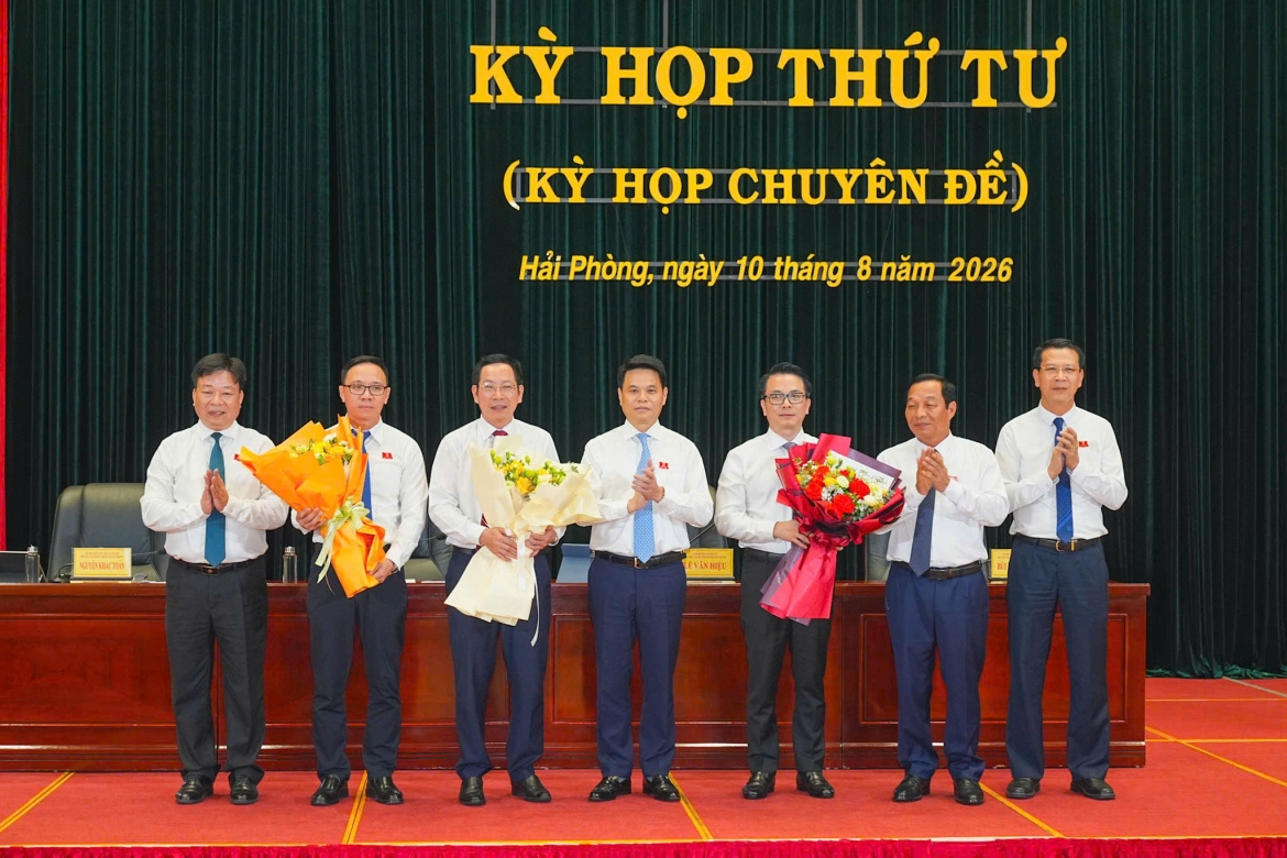 Hải Phòng có tân Phó Chủ tịch HĐND và Phó Chủ tịch UBND thành phố