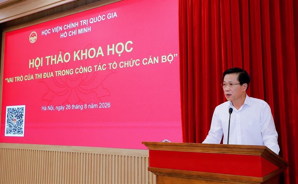 thi dua thuc chat de xay dung doi ngu can bo chat luong hinh anh 1