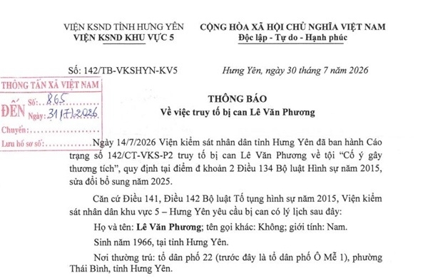 truy to bi can le van phuong ve toi co y gay thuong tich hinh anh 1