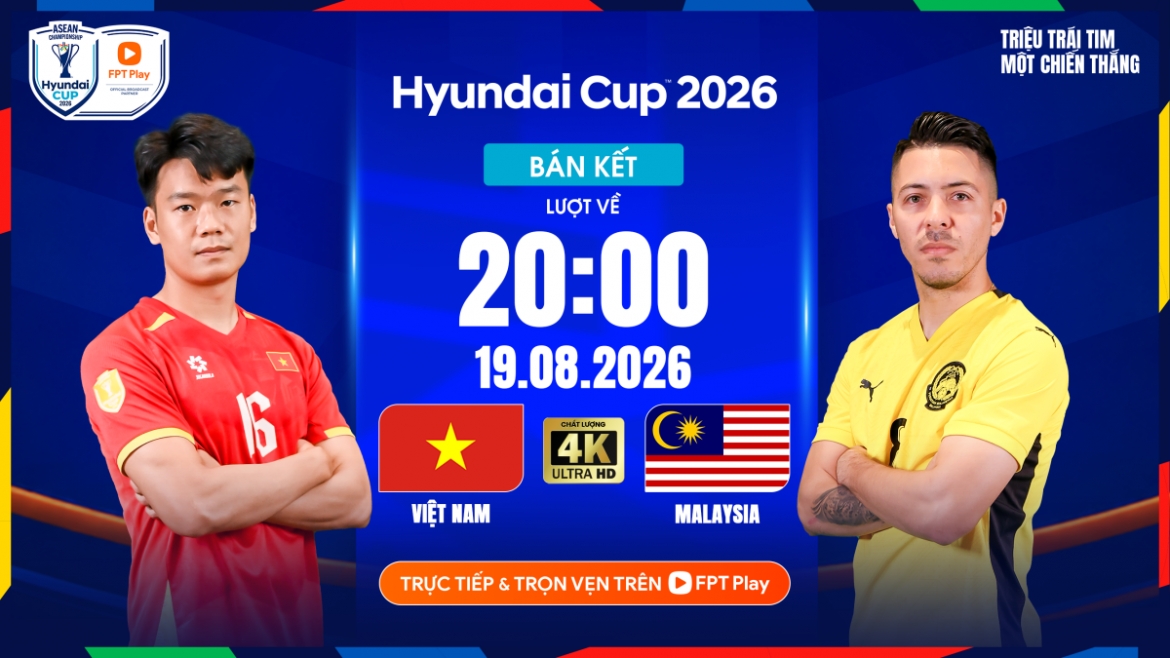 link xem truc tiep viet nam vs malaysia ban ket luot ve asean cup 2026 hinh anh 1