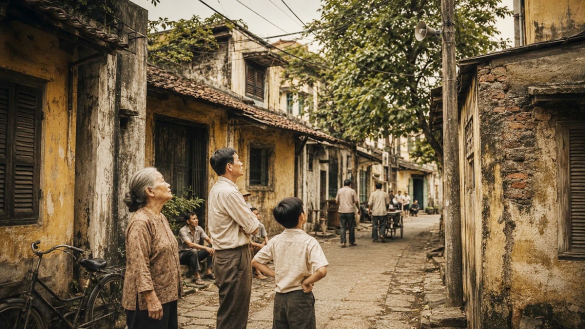 tieng loa phuong, thanh am nhac nho cua mot thoi ha noi hinh anh 1