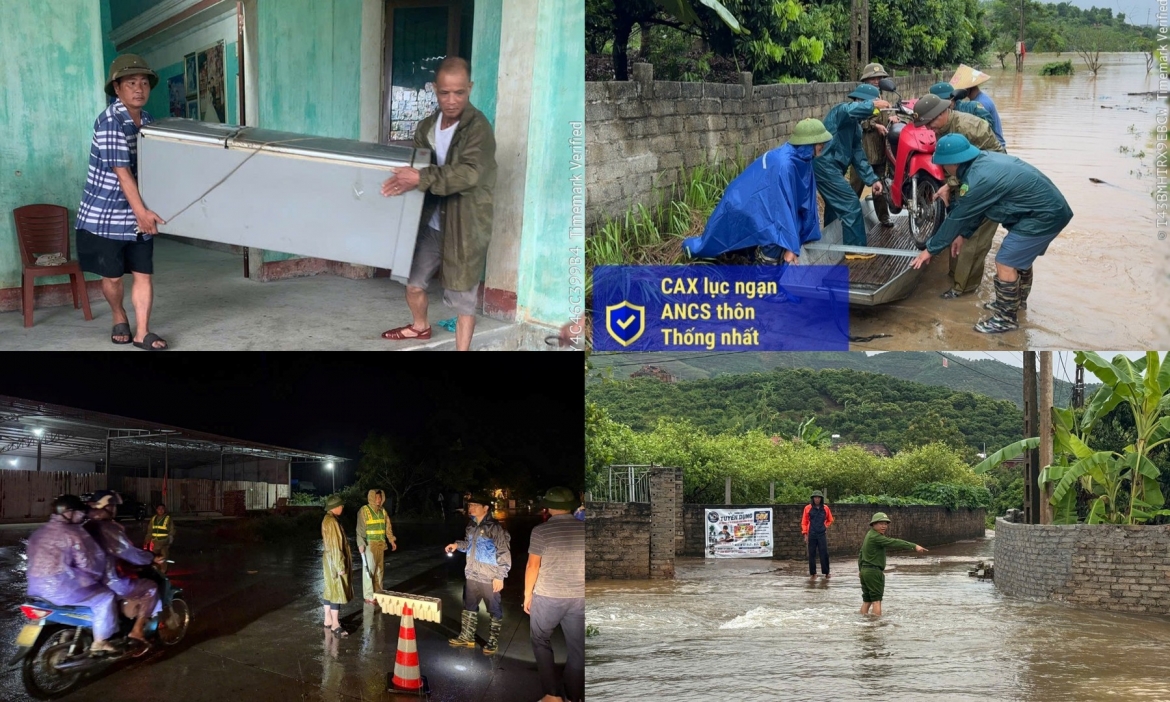 nuoc lu dang cao, nhieu khu vuc mien nui bac ninh bi co lap hinh anh 3