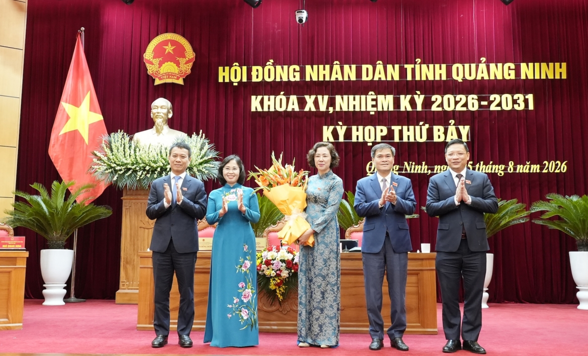 Bà Vũ Thị Mai Anh được bầu giữ chức Phó Chủ tịch UBND tỉnh Quảng Ninh