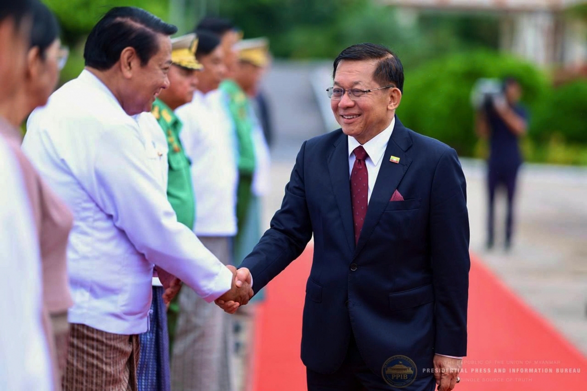 tong thong myanmar lan dau tham nga, thuc day quan he doi tac chien luoc hinh anh 1
