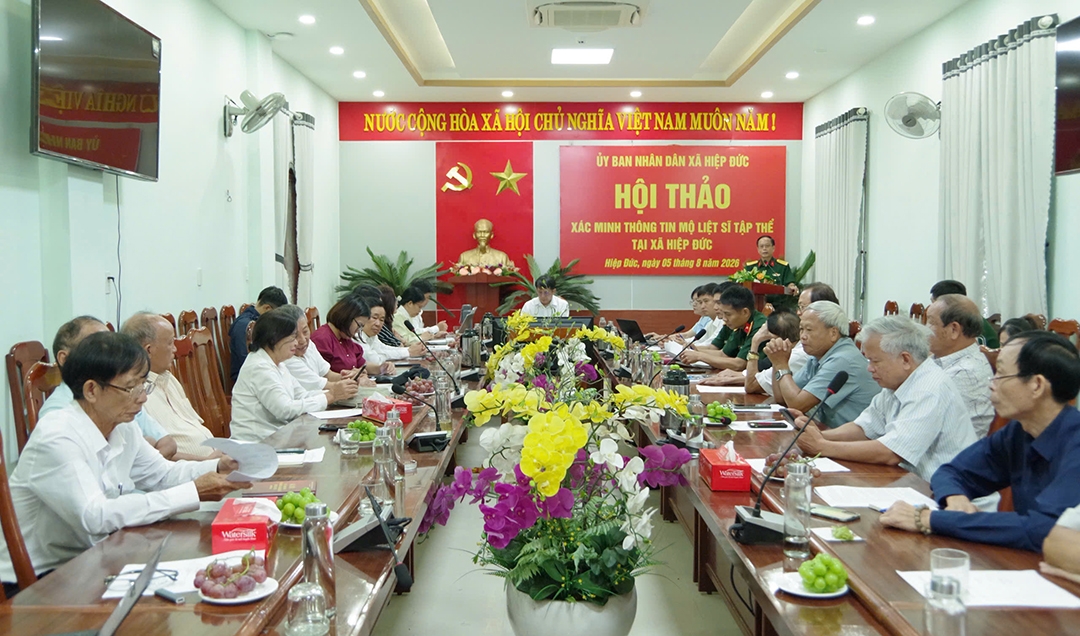 Xác minh thông tin 17 hài cốt nghi là mộ liệt sĩ tập thể tại xã Hiệp Đức
