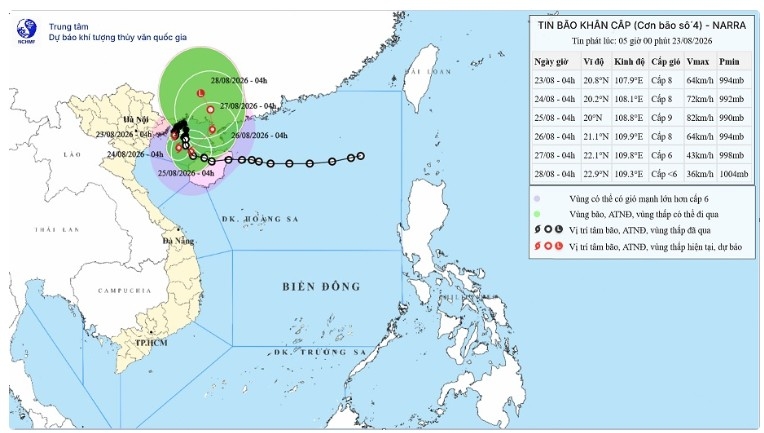 bao so 4 ap sat vung bien quang ninh - hai phong, gio giat cap 10 hinh anh 2
