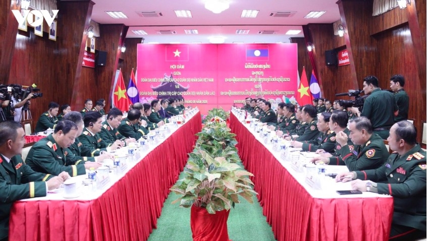 senior vietnamese military official pays courtesy call on lao leaders picture 3