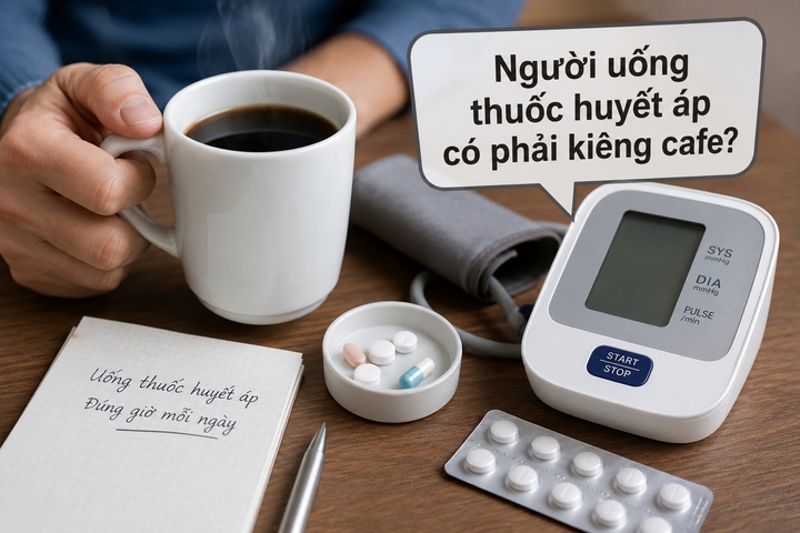 nguoi uong thuoc huyet ap co phai kieng ca phe hinh anh 1