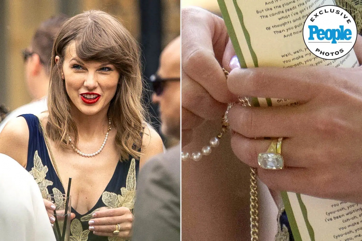 taylor swift gay chu y voi nhan cuoi khi xuat hien mot minh hinh anh 2