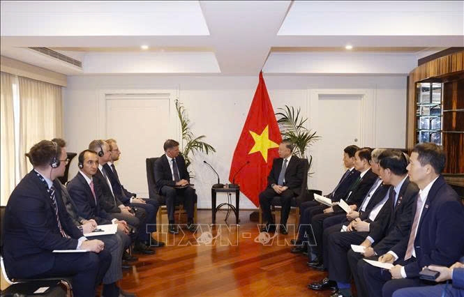 tong bi thu, chu tich nuoc to lam tiep lanh dao lien dang australia hinh anh 2