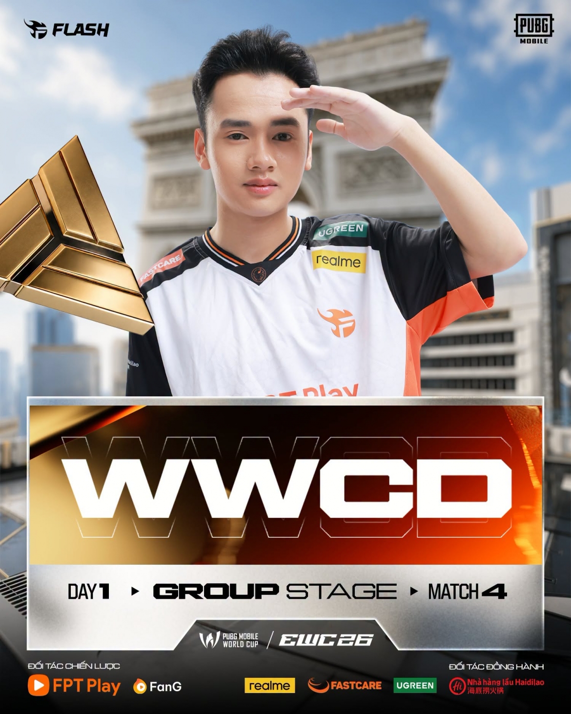 team flash pubg mobile hien ngang gianh ve vao thang grand finals tai ewc 2026 hinh anh 2
