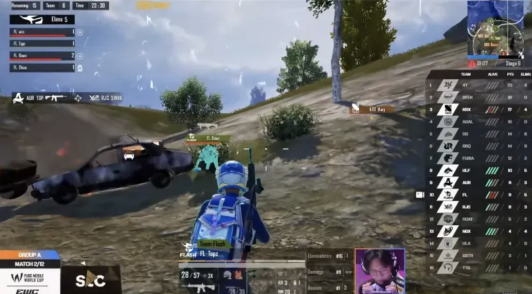team flash pubg mobile hien ngang gianh ve vao thang grand finals tai ewc 2026 hinh anh 3