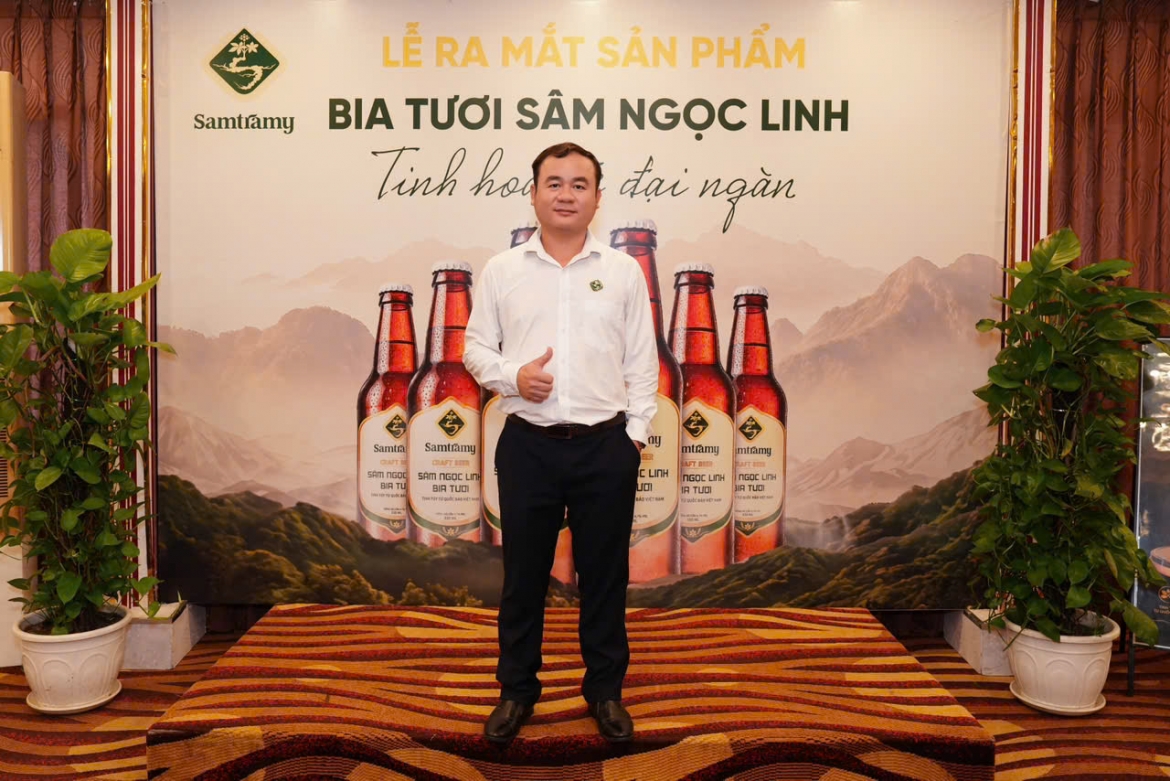doanh nghiep viet ra mat dong bia tuoi sam ngoc linh hinh anh 2