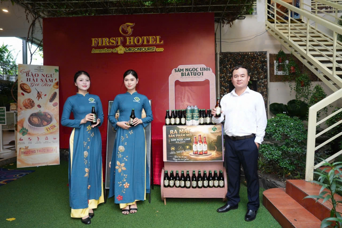 doanh nghiep viet ra mat dong bia tuoi sam ngoc linh hinh anh 3