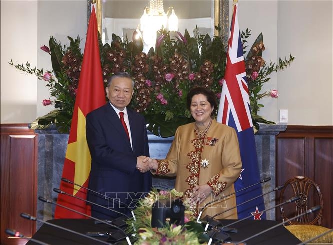 Tổng Bí thư, Chủ tịch nước Tô Lâm hội kiến Toàn quyền New Zealand Dame Cindy Kiro