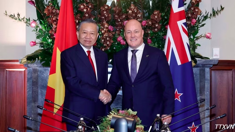 Tổng Bí thư, Chủ tịch nước Tô Lâm hội đàm với Thủ tướng New Zealand