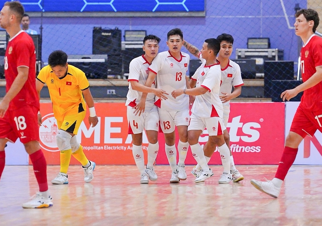 trUc tiEp Dt futsal viet nam vs Dt futsal afghanistan tiep da chien thang hinh anh 1