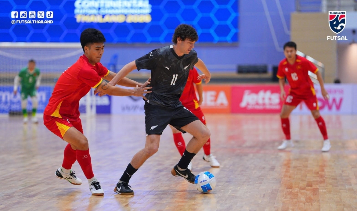 trUc tiEp Dt futsal viet nam 1-0 Dt futsal new zealand cang nhu day dan hinh anh 2