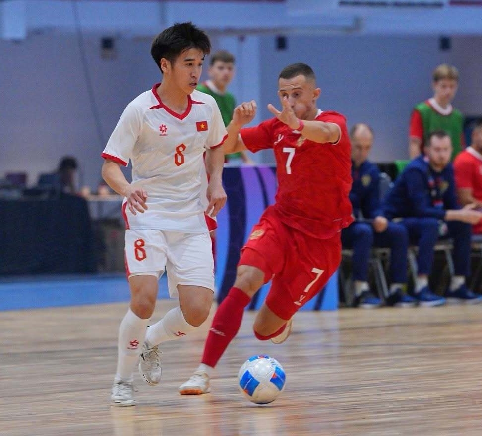 ket qua bong da hom nay 1 8 Dt futsal viet nam xuat sac cam hoa Dt futsal nga hinh anh 15