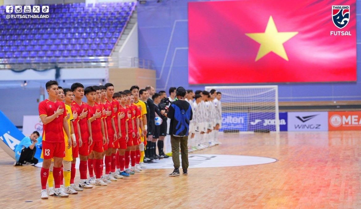 trUc tiEp Dt futsal viet nam vs Dt futsal thai lan quyet thang chu nha hinh anh 1