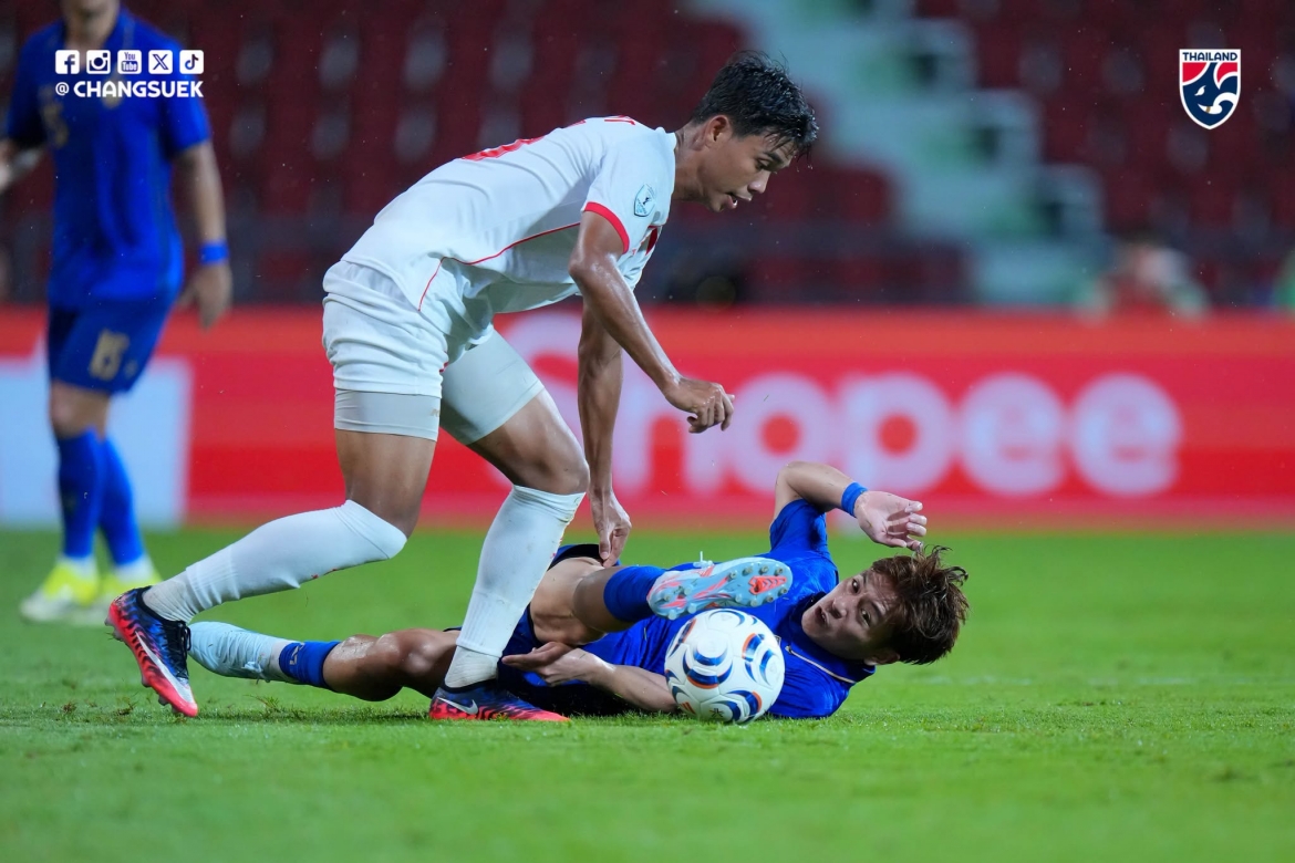 truc tiep thai lan 1-0 myanmar asean cup 2026 Doi cong hap dan hinh anh 3