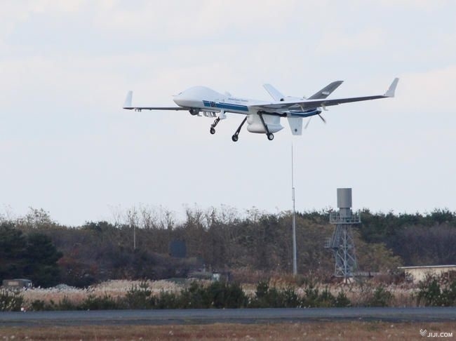 uav my xuat hien gan bai phong ten lua trieu tien hinh anh 1
