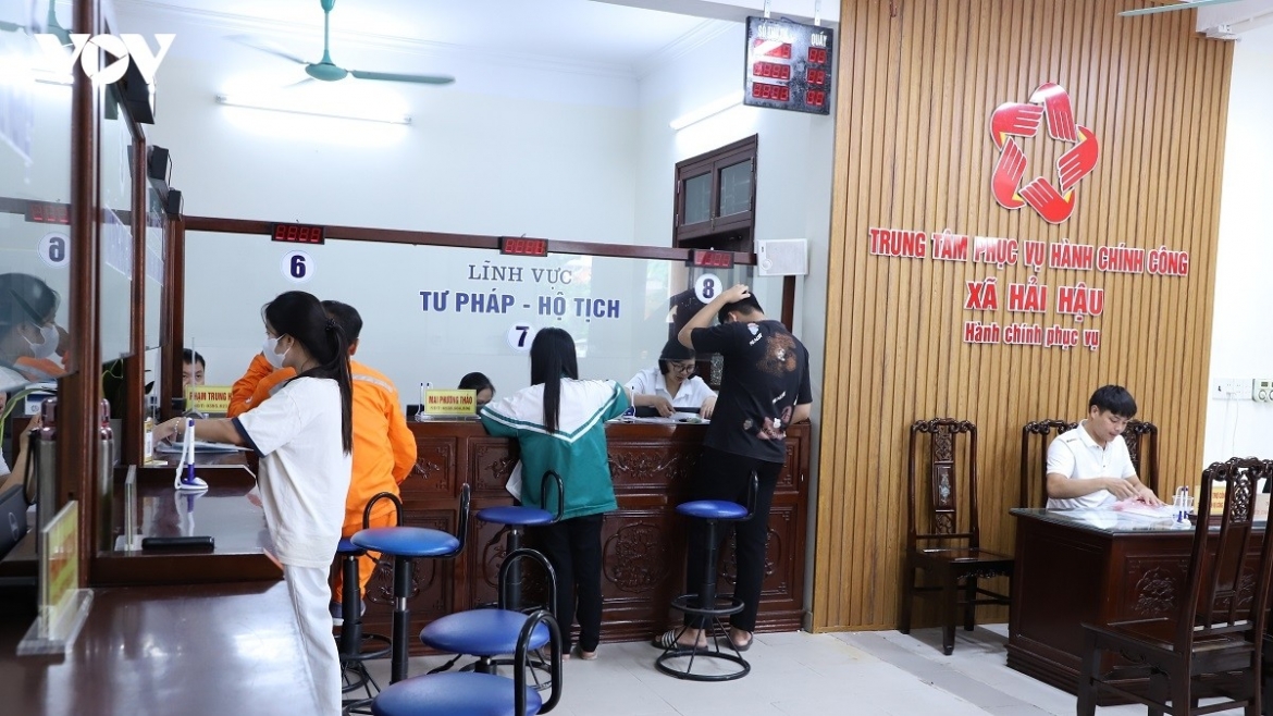 ubnd xa hai hau, tinh ninh binh thong bao thu hoi dat xay dung ha tang khu dan cu hinh anh 1