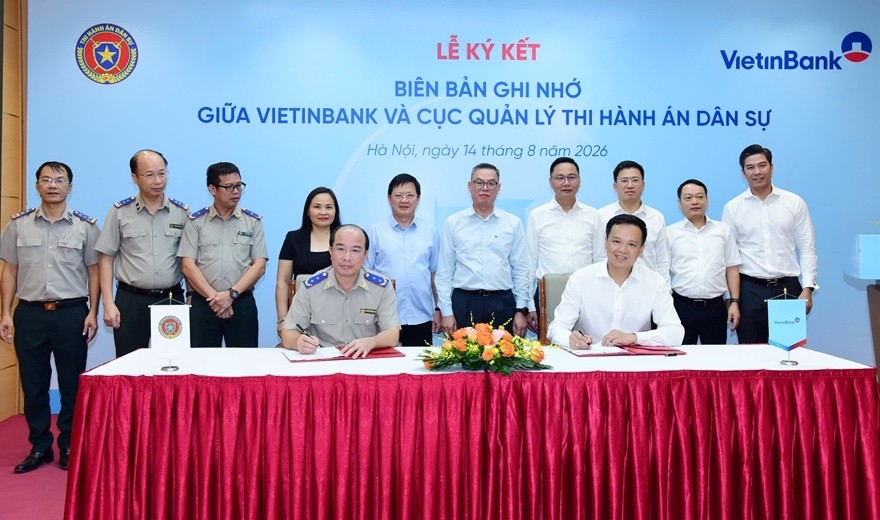 vietinbank va cuc quan ly thi hanh an dan su ky bien ban ghi nho hop tac hinh anh 1