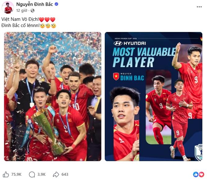 dan sao viet nam bung no cam xuc tren mang xa hoi sau chuc vo dich asean cup 2026 hinh anh 7