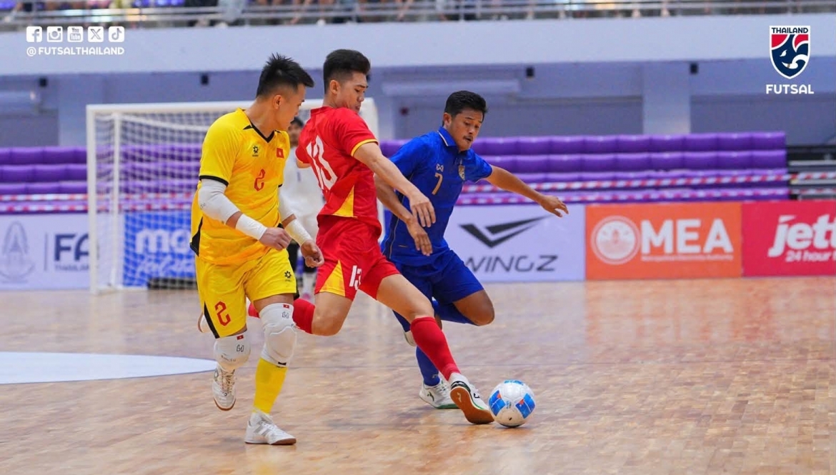 ket qua bong da hom nay 5 8 Dt futsal viet nam hoa cam xuc Dt futsal thai lan hinh anh 2