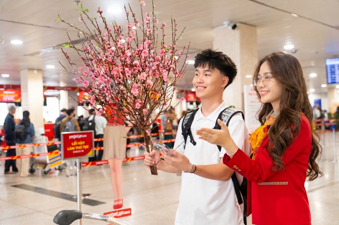Vietjet bán 3,1 triệu vé Tết Đinh Mùi 2027, thêm lựa chọn cho hành trình đoàn viên