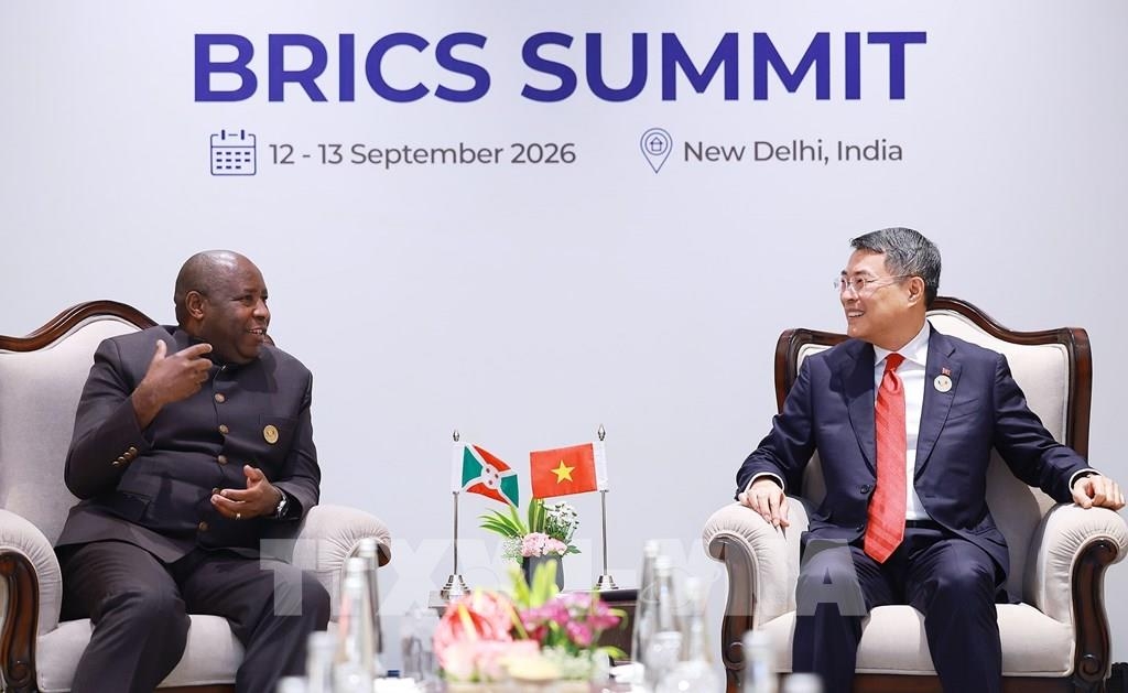 thu tuong le minh hung gap tong thong burundi Evariste ndayishimiye hinh anh 1