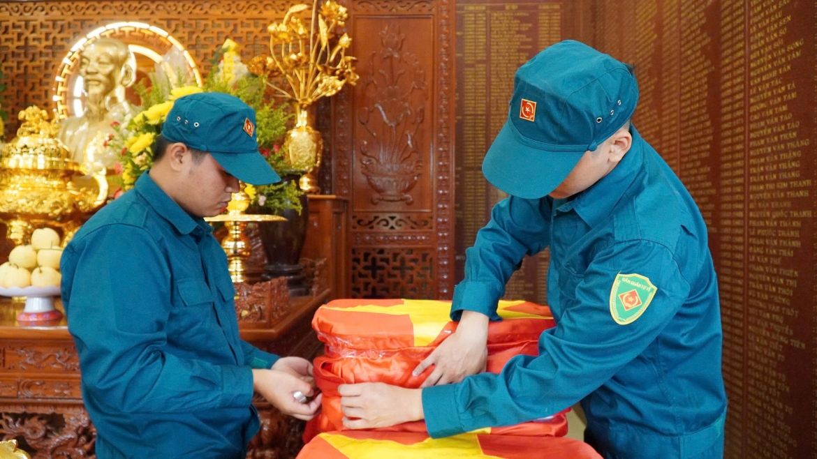 tay ninh san sang ban giao mau hai cot liet si phuc vu giam dinh and hinh anh 2
