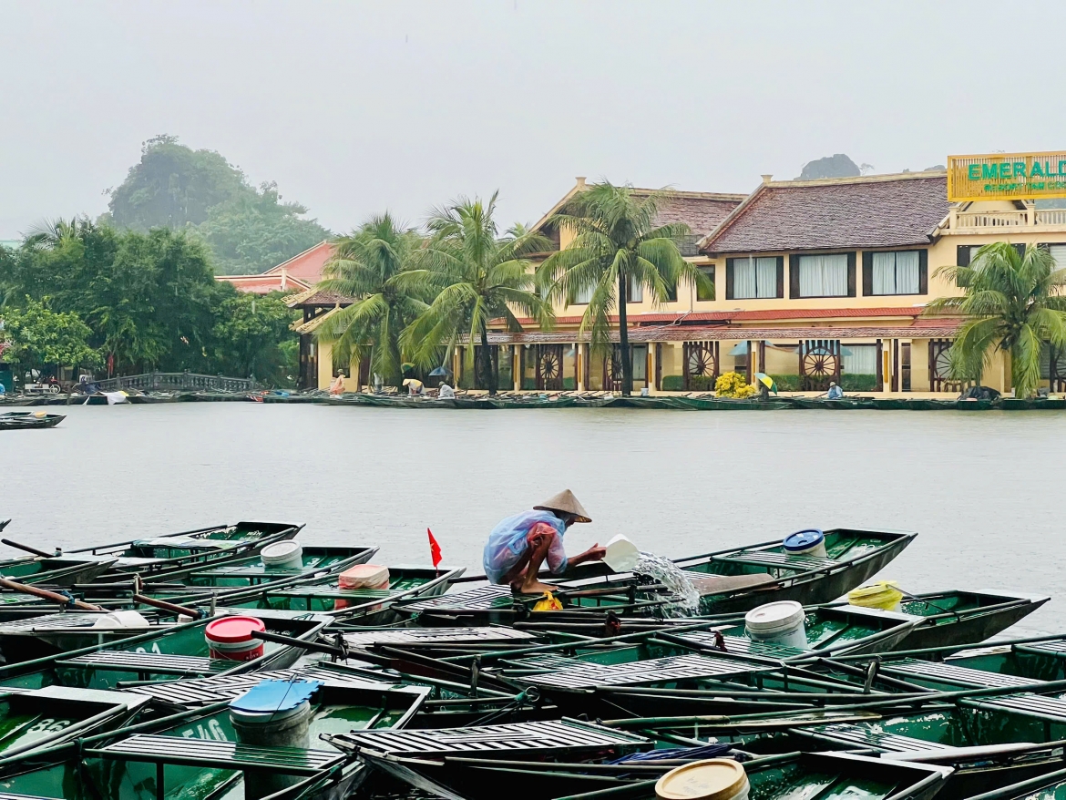 nhieu khu du lich o ninh binh tam dung hoat dong do mua lu hinh anh 1