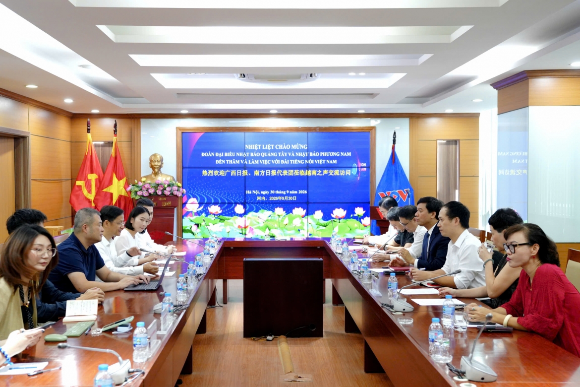 VOV tăng cường hợp tác truyền thông với cơ quan báo chí Trung Quốc