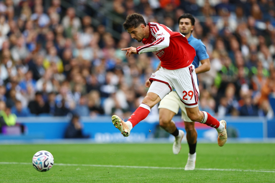 truc tiep brighton 3-0 arsenal havertz bo lo co hoi muoi muoi hinh anh 1