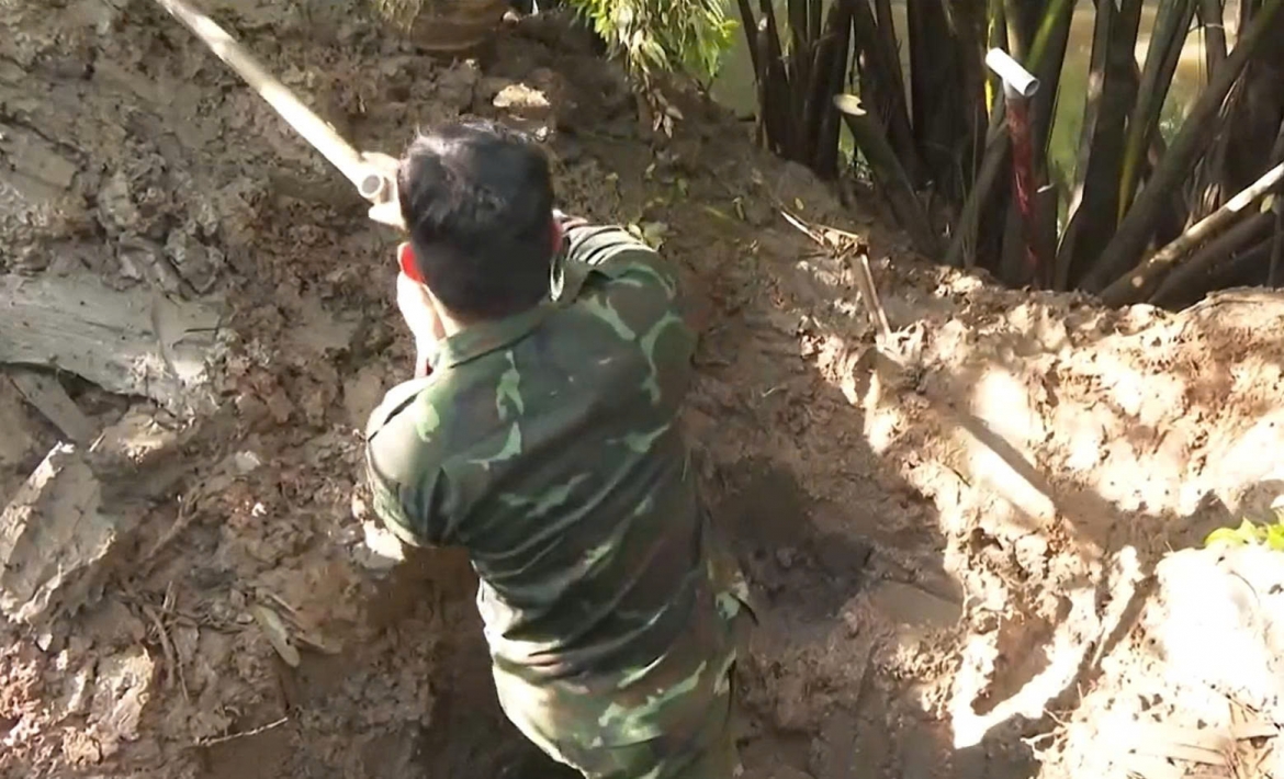 vinh long tim thay 3 bo hai cot liet si tai phuong ben tre hinh anh 2