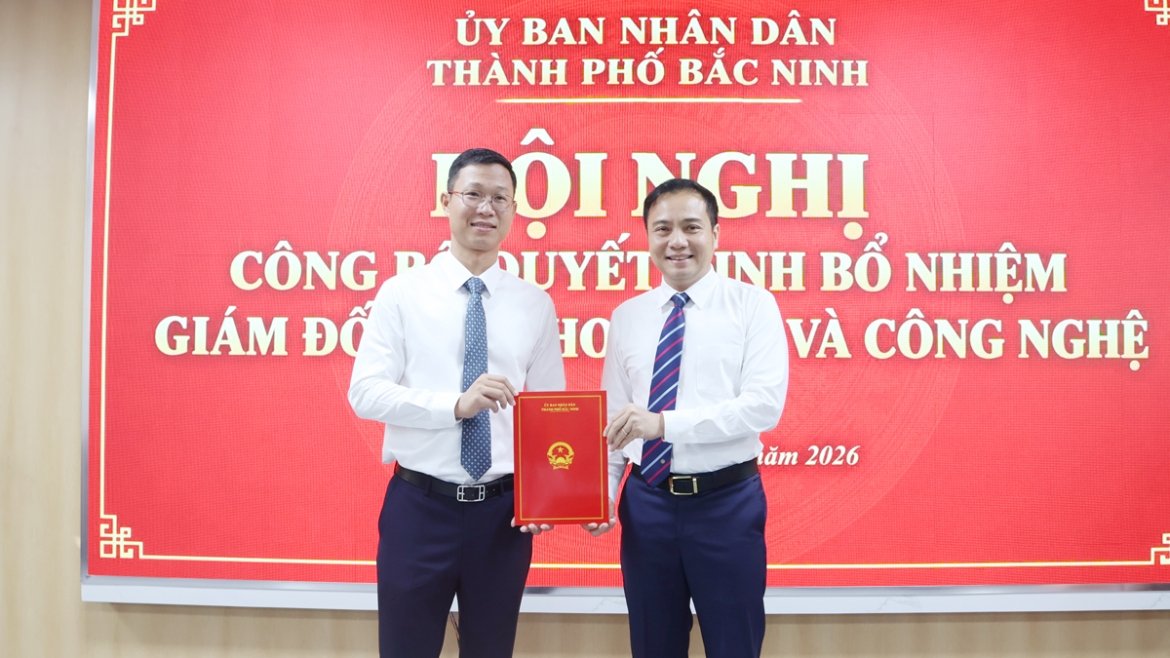 bac ninh co tan giam doc so khoa hoc va cong nghe thanh pho hinh anh 1
