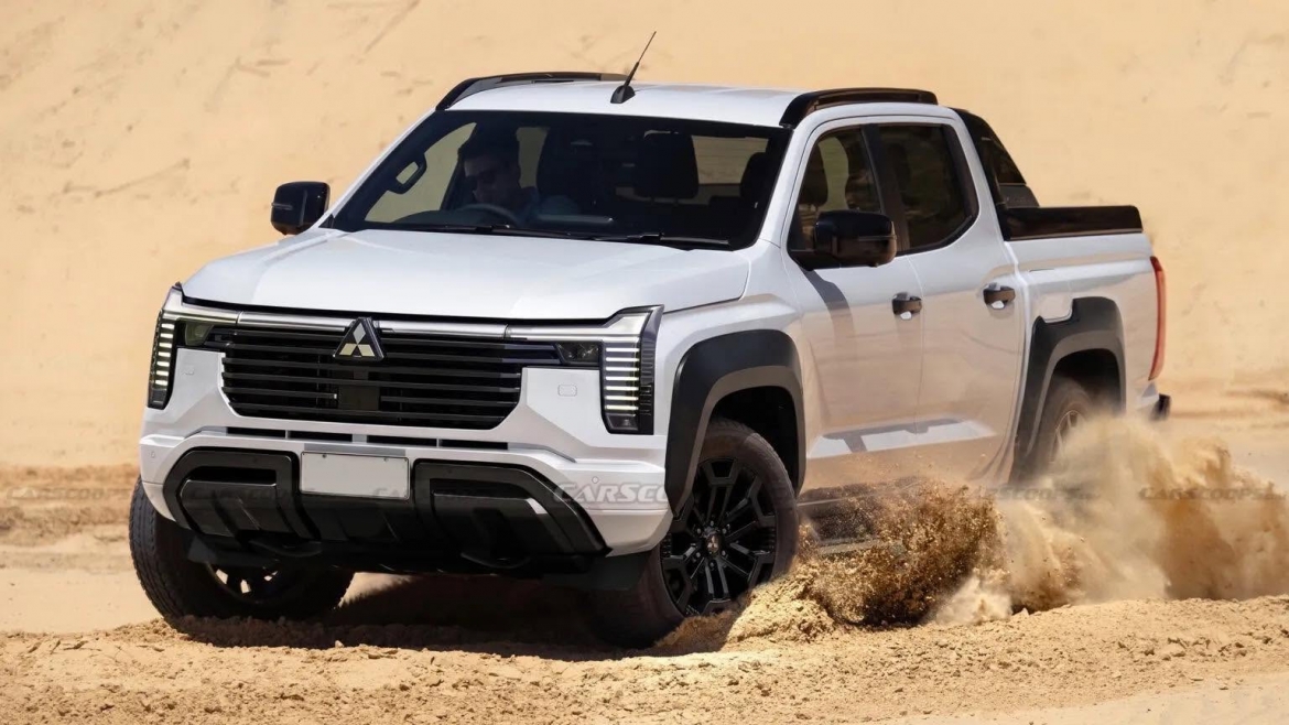 mitsubishi triton sap duoc nang cap, nhieu chi tiet lay cam hung tu pajero hinh anh 1