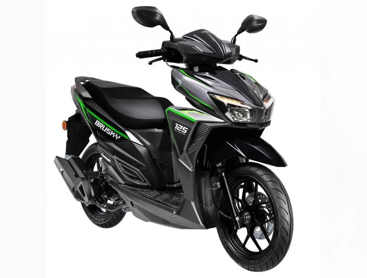 Cận cảnh Kawasaki Brusky 125 2026 tại Philippines với giá khoảng 32 triệu đồng