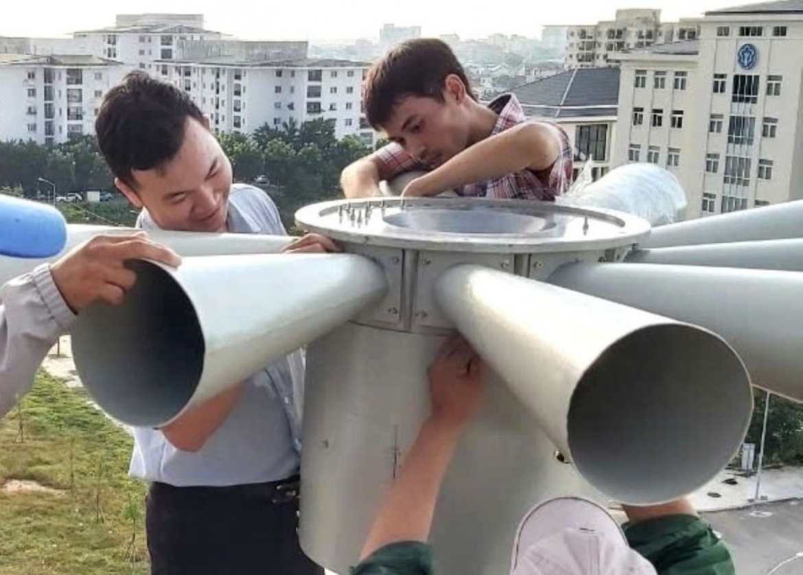 thanh pho hue thu nghiem 2 cum coi hu canh bao thien tai hinh anh 1