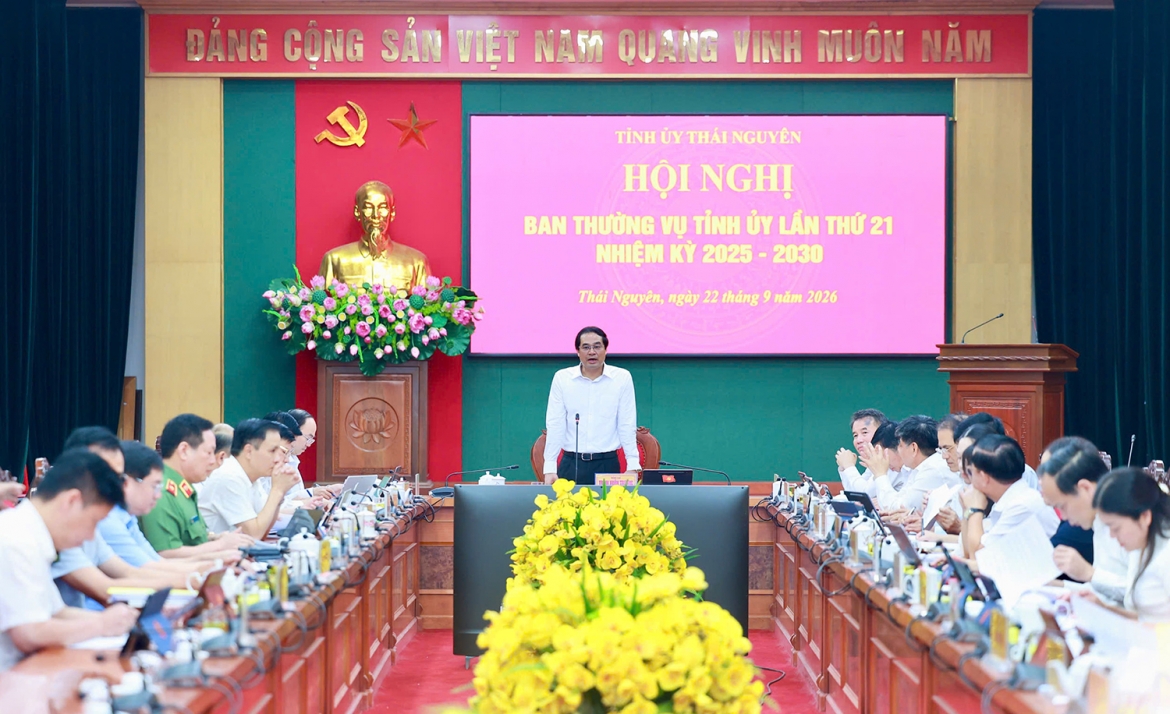 bi thu thai nguyen yeu cau danh gia can bo theo kpi hinh anh 1