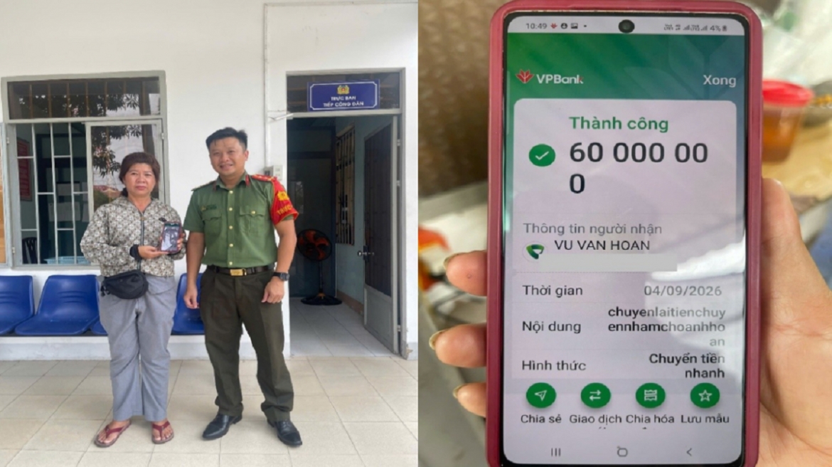 chu dong hoan tra 60 trieu dong cho nguoi da chuyen nham hinh anh 1