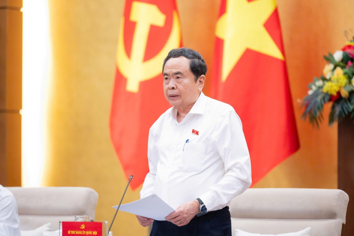 Chủ tịch Quốc hội Trần Thanh Mẫn chủ trì Hội nghị cho ý kiến về công tác cán bộ